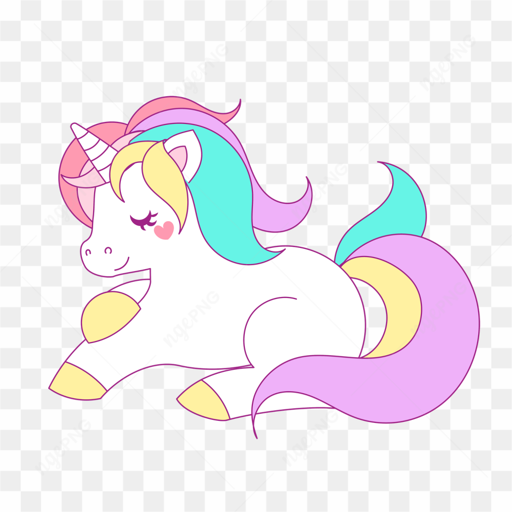 Unicornio rosa e azul