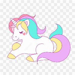 Unicornio rosa e azul