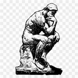 Men stop for thinking 