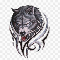 Gray Werewolf Wolf Bitcoin Logo Png Download Free