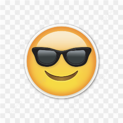 Smiling Face With Sunglasses Cool Emoji Png