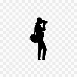 PHOTOGRAPHER SILHOUETTE WITH BAG