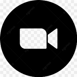 Zoom symbol logo round