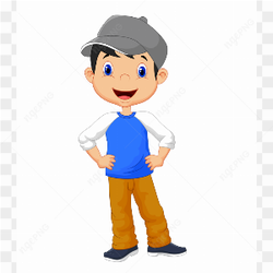 Smiling Cartoon boy image