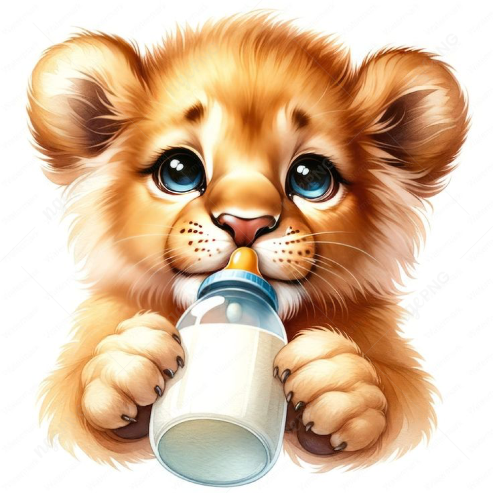 Little lion cub