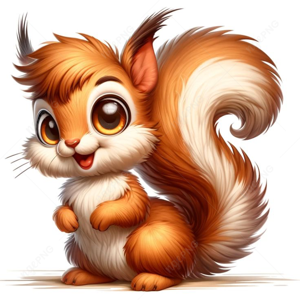 Cute little squirrel
