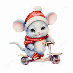 Little mouse in winter