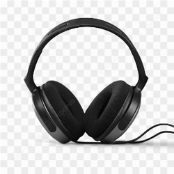 The loud music from headphone