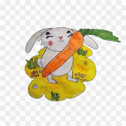 Rabbit likes carrot