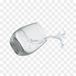 Water in a cup