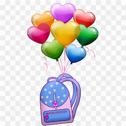 Balloons on a bag