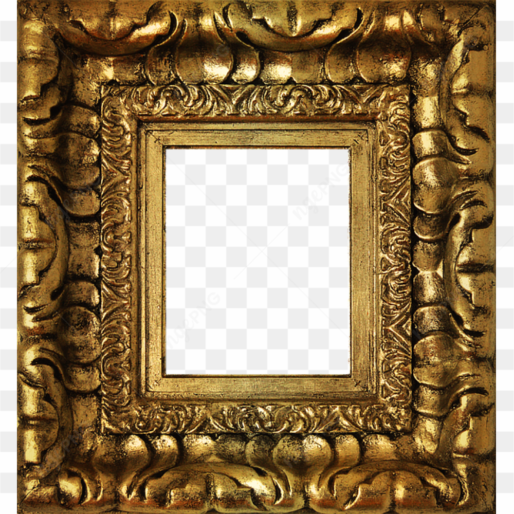 A golden frame