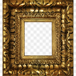 A golden frame