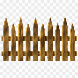 A wooden fence