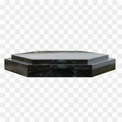 Black podium isolated on transparent background PNG