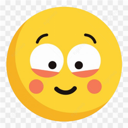 Rolling eyes face vector on transparent background PNG
