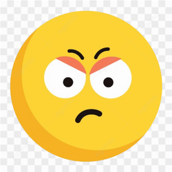 Rolling eyes face vector on transparent PNG