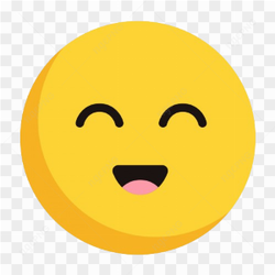 Cute face emoji vector png