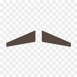Funny fake mustache mask isolated on transparent background PNG