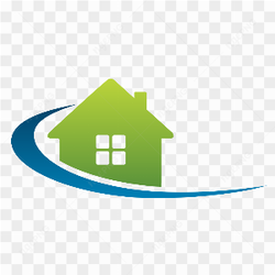 House logo illustration on transparent background PNG