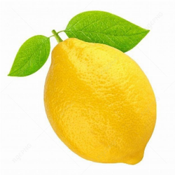 Bright juicy lemon
