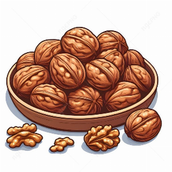 Walnuts in shell