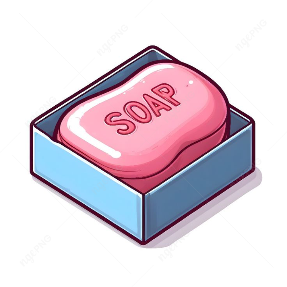 Beautiful pink soap