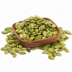 Handful of pumpkin seeds