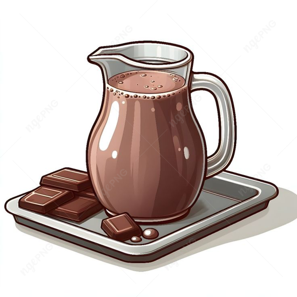 Flavored hot chocolate