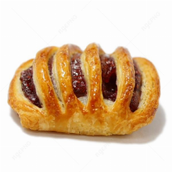 Bun with jam