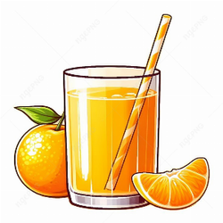 Freshly squeezed orange juice