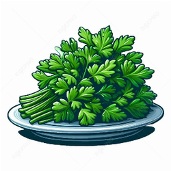 Bunch of fresh parsley