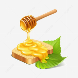 Toast with honey