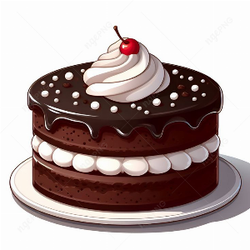 Beautiful chocolate cake