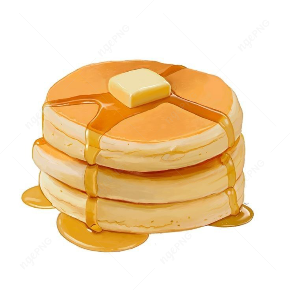 Pancakes with syrup