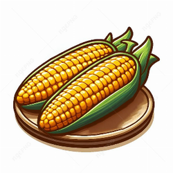 Serving of sweet corn