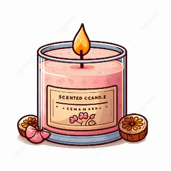 Scented candle for home