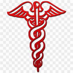 Red medical sign logo