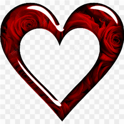 See through love heart