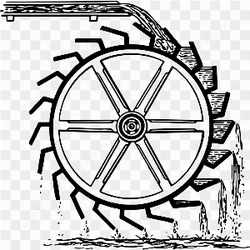 Water wheel clipart