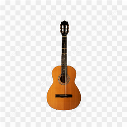 Linda guitarra castanha