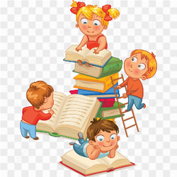 Kids with book