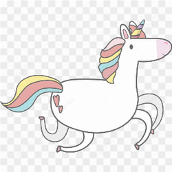 Unicorn kartun png
