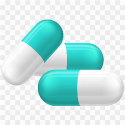 Des pilules bleues et blanches alignes pour un bien-tre optimal 
