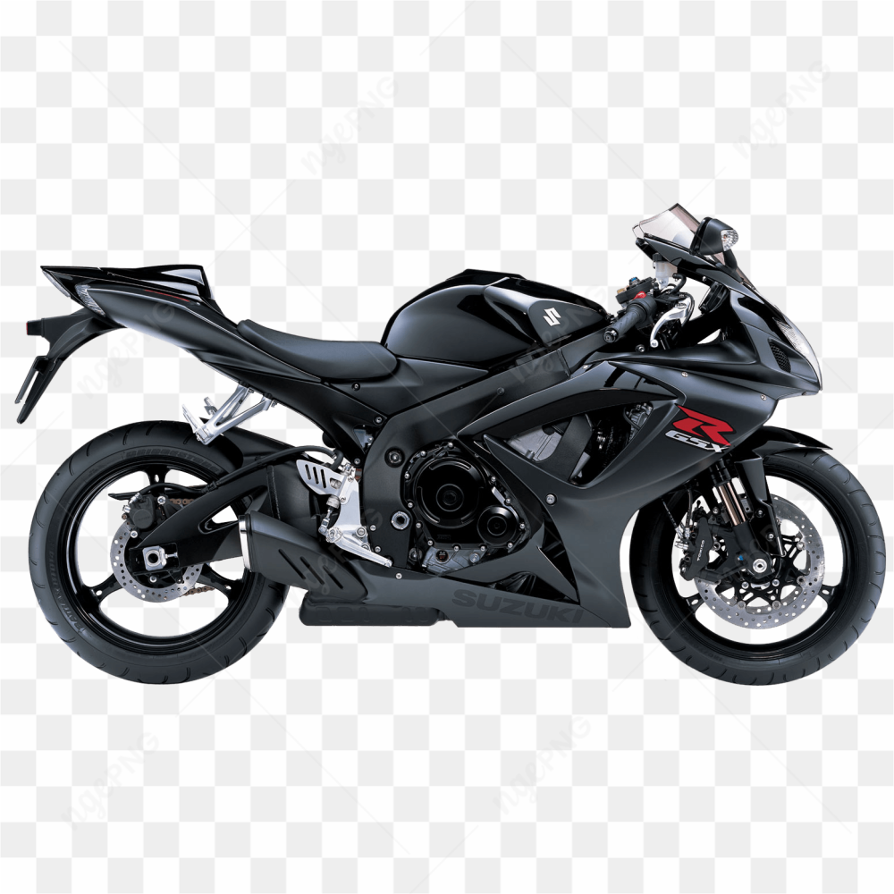 Une moto noire 