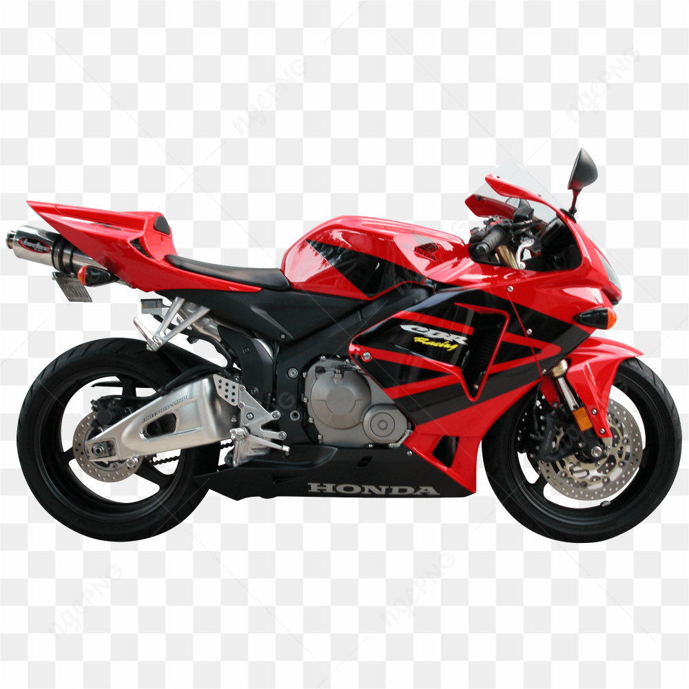 Une Honda CBR600RR rouge