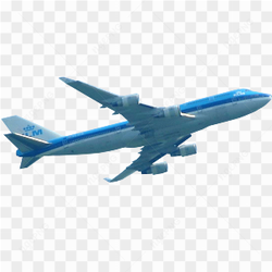 Un avion Boeing 747 volant dans le ciel