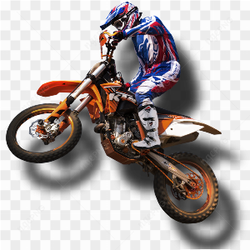 Motocross en action