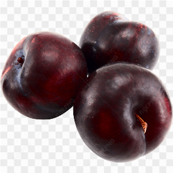Trois Pruneaux noirs