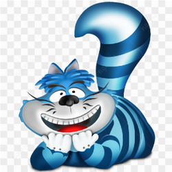 Le sourire de Cheshire, un nigmatique